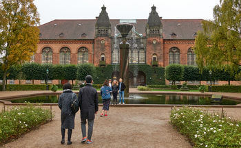 Posing at the Copenhagen Garden Library.jpg